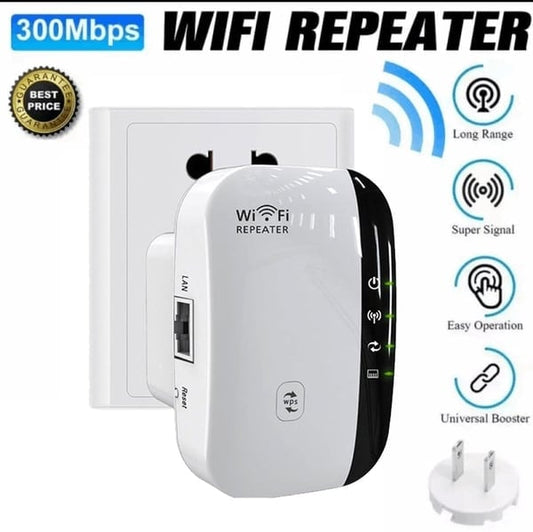 🏠 PROMO LIMITÉE 50% DE RÉDUCTION ! ✨ Répéteur Wi-Fi 300Mbps – Portée Étendue, Signal Stable ✨