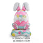 🐰 61% DE RÉDUCTION ! 🎉 Ballons 3D sur Pied pour Pâques – Géants Lapin/Carotte/Poussin/Œuf – Décoration Festive, Gonflage à l'Air & Parfait pour Enfants/Jardin 🌷