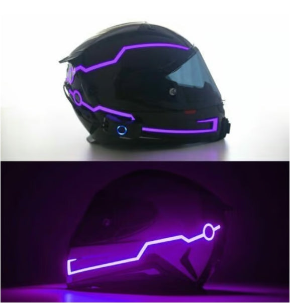 Bande Lumineuse LED pour Casque de Moto