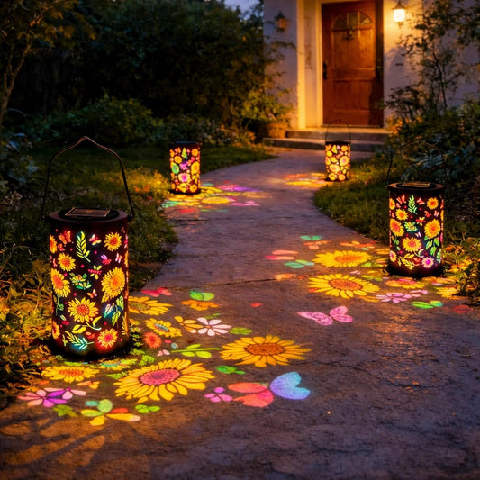 🔥OFFRE SPÉCIALE : 50 % DE RÉDUCTION🌞Lanterne solaire de jardin « Sunflower Glow » aux couleurs vives