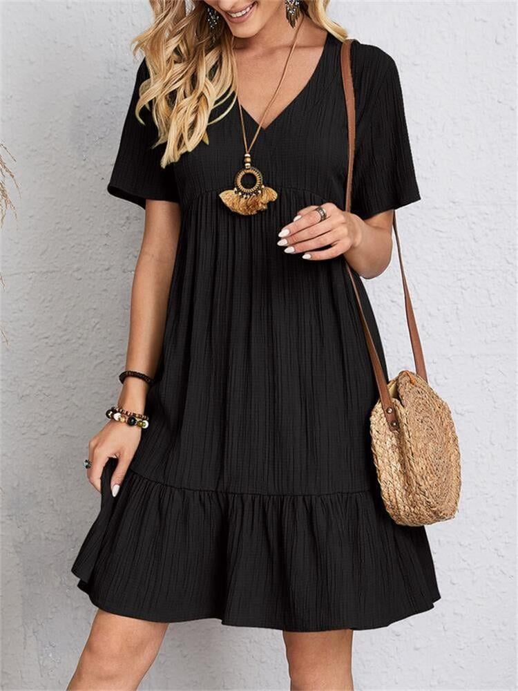 👚💃Tie Waist Dress Casual Style - ✨Buy 2, Get Free !