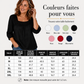 Blouse pour femme à col carré en dentelle et crochet