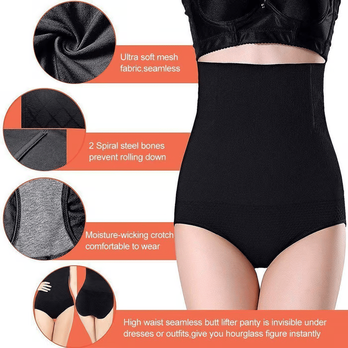 🔥 Culottes gainantes taille haute – Contrôle du ventre