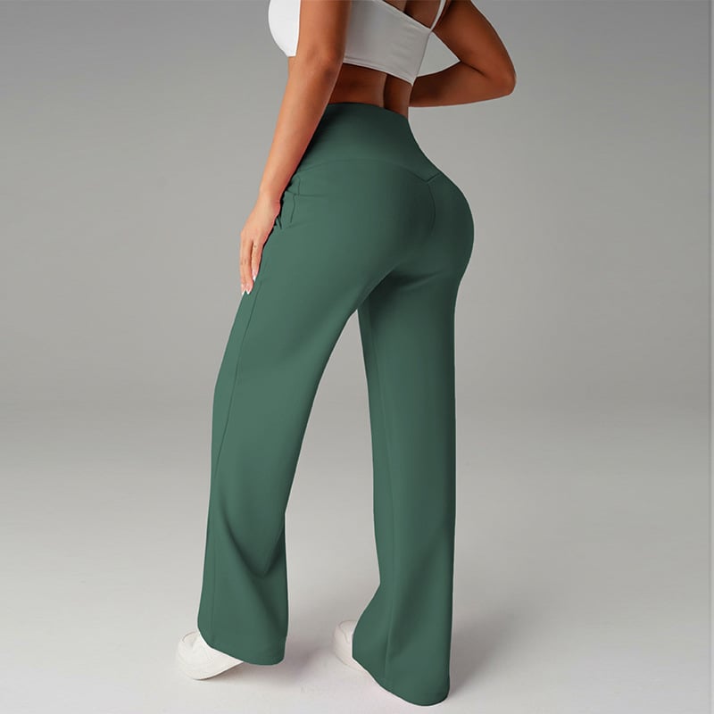 💃 Élégance Quotidienne - Pantalon Droit Femme Tissu Souple - Coupe Ample & Confort Parfait【Offre Spéciale】