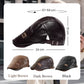 Nouveau béret en cuir à la mode