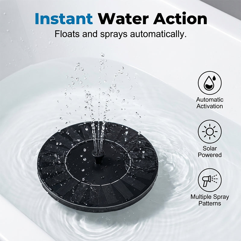 🏊‍♂️☀️Jouet interactif flottant à jet d'eau solaire
