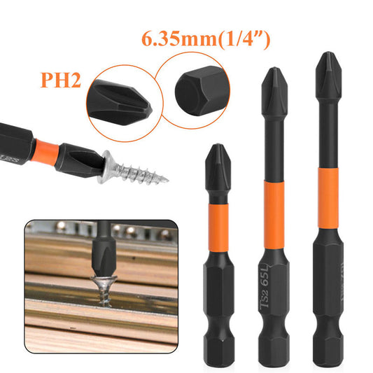 🔥Hot sale🔥Magnetic Cross Impact Screwdriver Bits Set