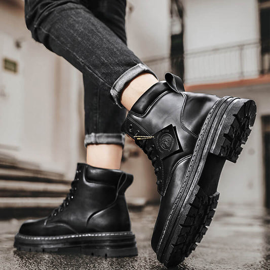 Bottes Courtes Rétro De Style Britannique Bottes De Travail Nuvelle Collection Automne 2025