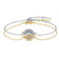 Lot de 2 — Bracelets superposés ☀️Soleil et Lune brillant ensemble ✨
