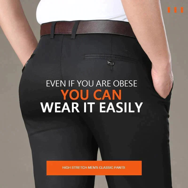 Pantalons classiques à taille haute pour homme - ACHETEZ-EN 2, LA LIVRAISON EST GRATUITE