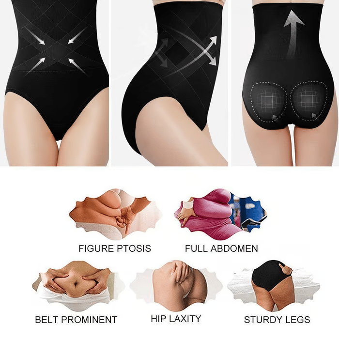 🔥 Culottes gainantes taille haute – Contrôle du ventre
