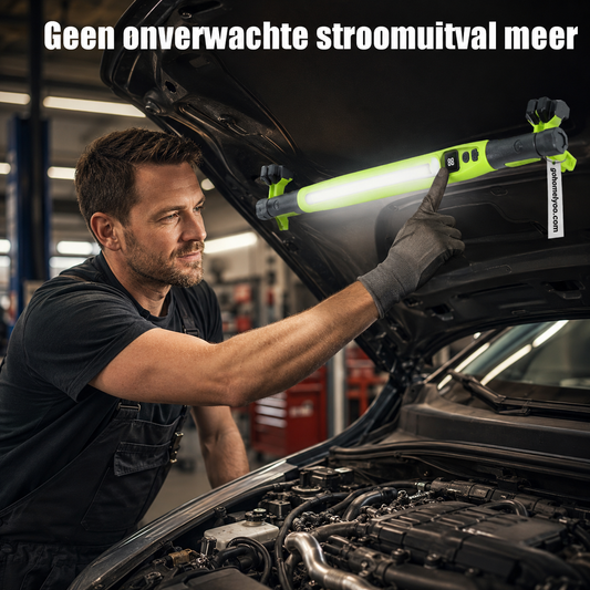 📢 Offre à durée limitée : 50 % de réduction ! 💡 Lampe de travail rechargeable 4-en-1 – Mains libres, partout