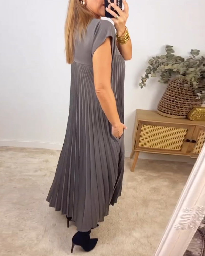 💝 Robe sans manches élégante et unie ✨