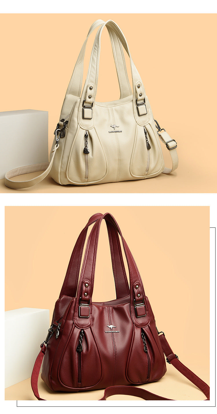 🌹49% de réduction🌹Sac en cuir souple imperméable de grande capacité