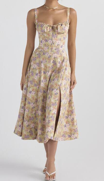 🎁Chaude vente 40% RÉDUCTION⏳Robe bustier florale pour le ventre
