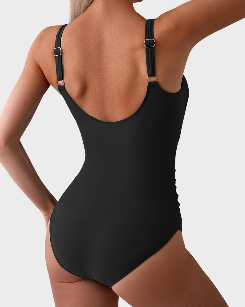 🔥Promotion du dernier jour 60% DE RÉDUCTION🎁 Maillot de bain une pièce pour femmes avec contrôle du ventre Maillot de bain amincissant