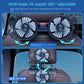 🔥Hot Sale 50% Off🔥Ventilateur de refroidissement pour dossier de siège de voiture, rotation à 360 degrés