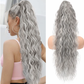 💜 DERNIER JOUR DE PROMOTION - 🔥70 % DE RÉDUCTION🔥 Extension de cheveux frisée et ondulée avec queue de cheval