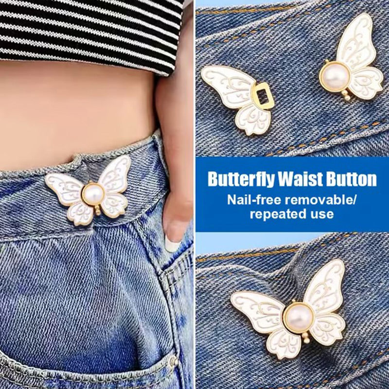 Boucle de réglage de taille papillon amovible (1 acheté, 4 offerts)