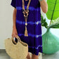 -50% Aujourd’hui 👗✨ Robe Femme Tie-Dye à Col V