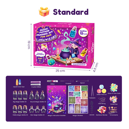 🧪 60% DE RÉDUCTION ! ✨ Kit de Fabrication de Potions Magiques – Expérience Scientifique Ludique pour Enfants, Inclus Accessoires 🔮✨