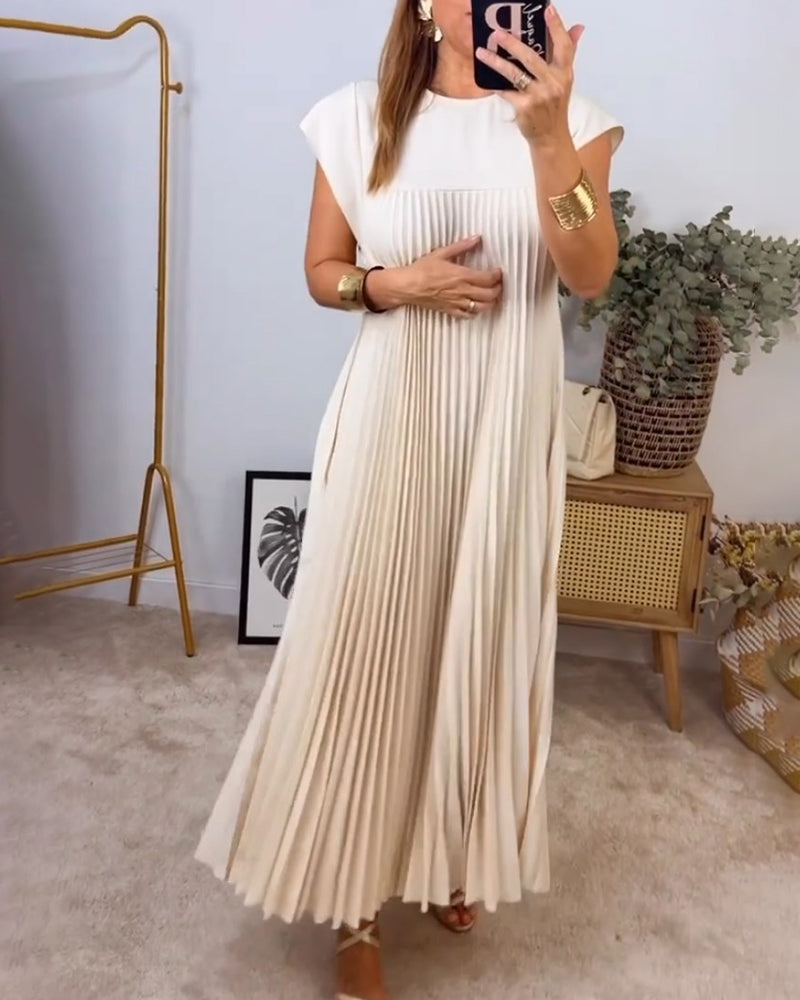 💝 Robe sans manches élégante et unie ✨