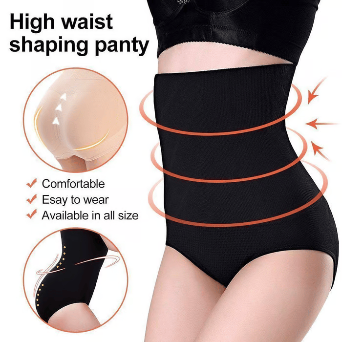🔥 Culottes gainantes taille haute – Contrôle du ventre