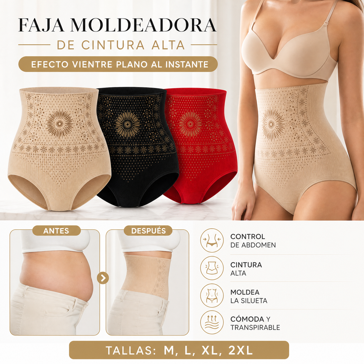 🌸🧘‍♀️ -50 % ! 💞 Short thermogénique gainant – Portez-le seulement 30 minutes par jour : il génère de la chaleur et stimule la circulation sanguine. Favorise une silhouette plus ferme et plus lisse. Pas besoin d'aller à la salle de sport.
