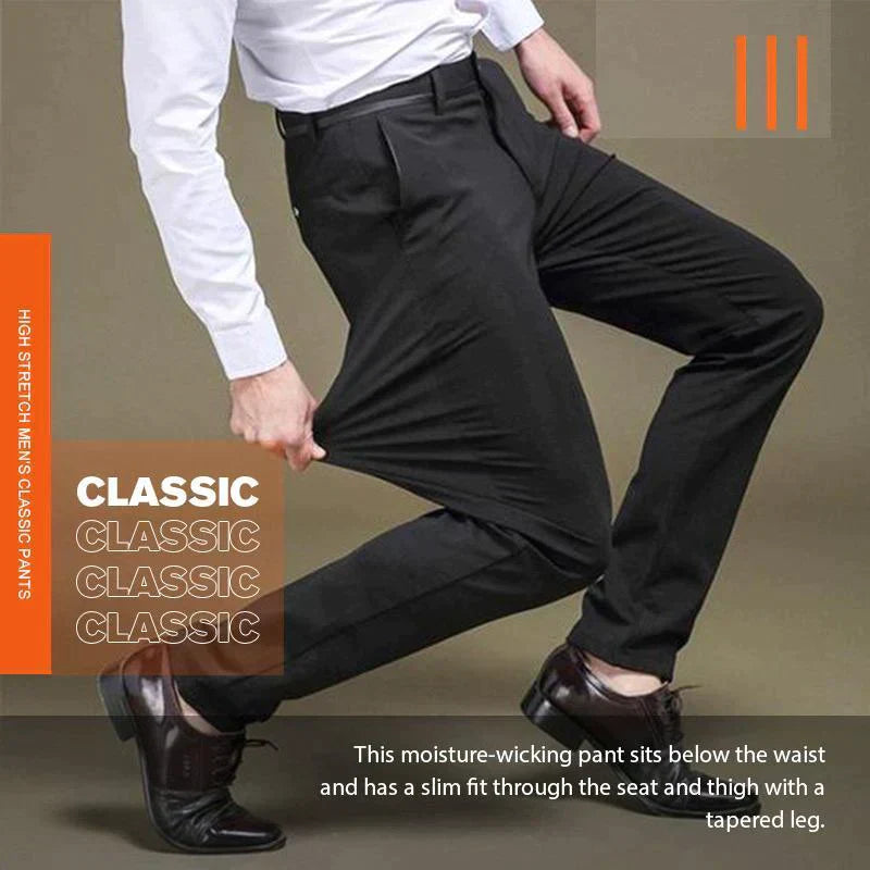 Pantalons classiques à taille haute pour homme - ACHETEZ-EN 2, LA LIVRAISON EST GRATUITE
