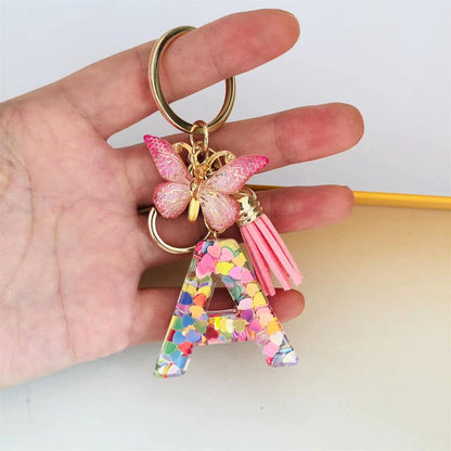 🎁Dernier jour : 50 % de réduction !🔥🌼Porte-clés avec initiales🦋
