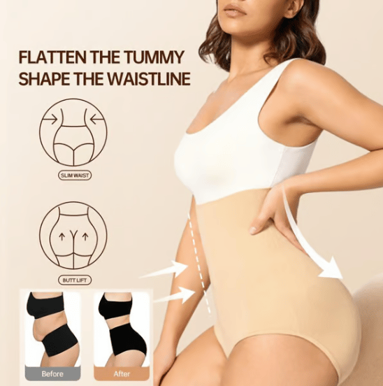 🔥 Culottes gainantes taille haute – Contrôle du ventre