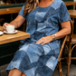 Robe décontractée pour femme à motif patchwork – Légère, confortable et féminine, grandes tailles XL à 4XL, 6 couleurs ✨