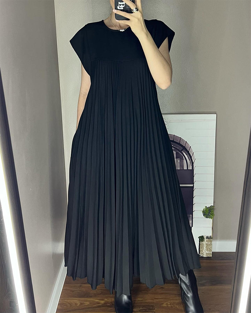 💝 Robe sans manches élégante et unie ✨
