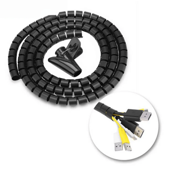 🔥 1 acheté = 1 OFFERT 🎁 Serre-câbles anti-morsure pour l'organisation | Gaine de protection pour câbles et fils 🛡️
