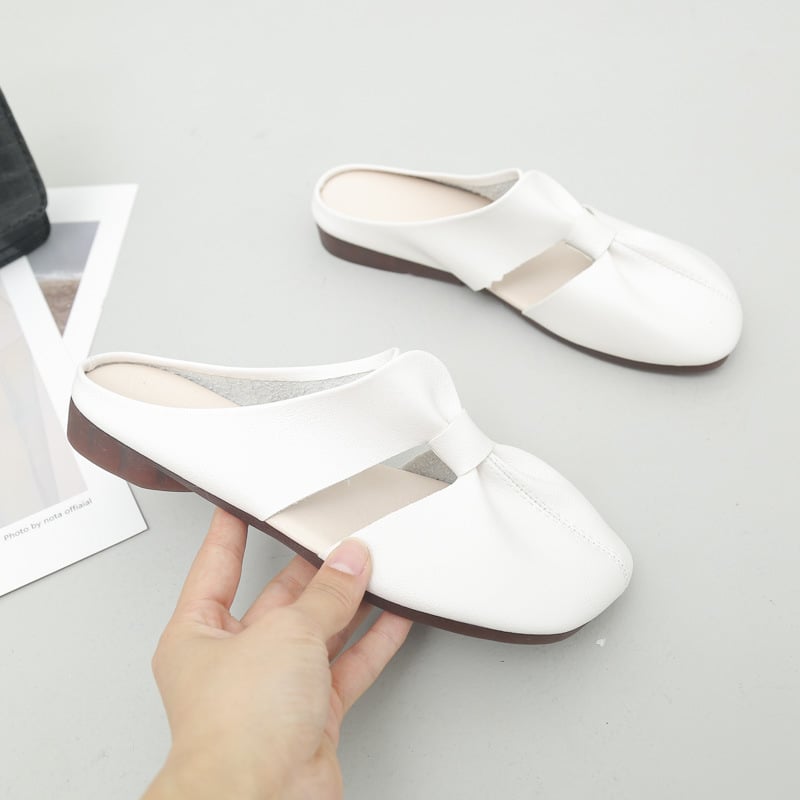 🔥Soldes d'été 50% de réduction👣Mules plates à découpes