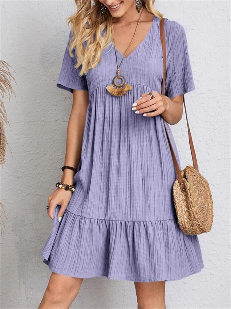 👚💃Tie Waist Dress Casual Style - ✨Buy 2, Get Free !