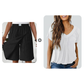 📢📢50 % DE RÉDUCTION !! ⏰Jupe-short décontractée à taille élastique pour femme