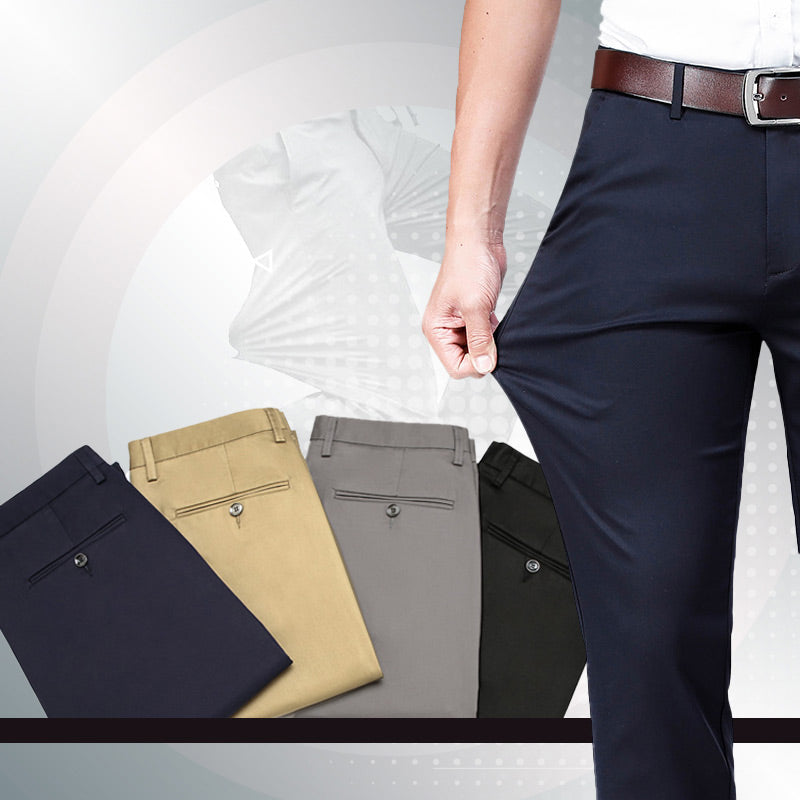 Pantalons classiques à taille haute pour homme - ACHETEZ-EN 2, LA LIVRAISON EST GRATUITE