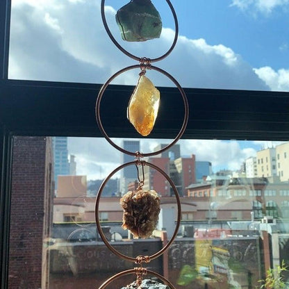 💎45% de réduction🥳Décoration murale en cristal brut avec 7 chakras🎁