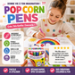 🎄🎁 Stylos à dessin DIY Bubble Popcorn, création ludique, cadeau original pour enfants et loisirs créatifs ✨