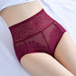 Culottes sexy en dentelle taille haute pour femme