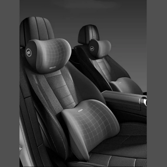 🔥Vente limitée 50% DE RÉDUCTION🎁 Appui-tête et coussin lombaire pour voiture 😍