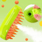 Brosse à chat anti-éclaboussures avec vaporisateur de vapeur - Cadeau idéal