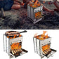 Barbecue pliable pour le camping en plein air