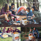 Barbecue pliable pour le camping en plein air