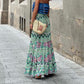 Hot sale 50% discount🔥Summer holiday printed half long skirt