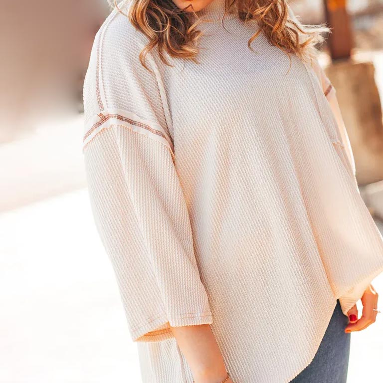 🌟2024 New High Neck Urban Ribbed Women's Top