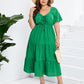 Robe à plusieurs niveaux de poche à cordon pour femmes