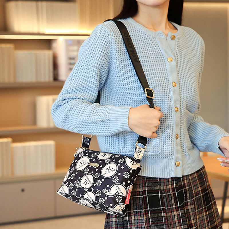 🌷Sac à bandoulière imprimé multi-poches pour femmes🌸