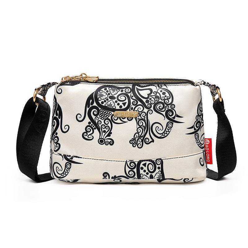 🌷Sac à bandoulière imprimé multi-poches pour femmes🌸